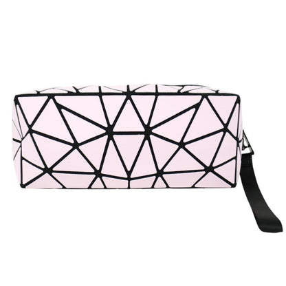 Geometric Triangle Pattern Makeup Pouch JB5526-14 (12PC)
