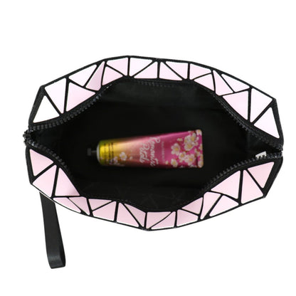 Geometric Triangle Pattern Makeup Pouch JB5526-14 (12PC)