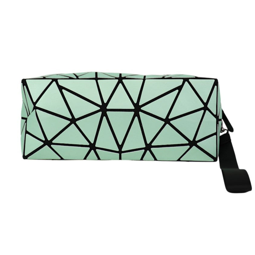 Geometric Triangle Pattern Makeup Pouch JB5526-14 (12PC)