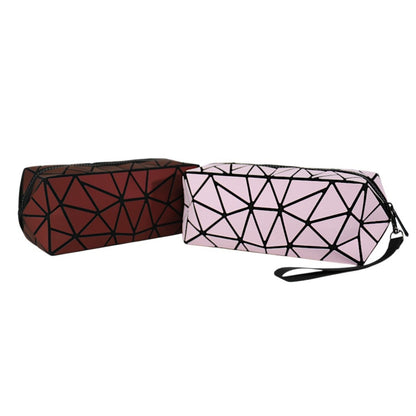 Geometric Triangle Pattern Makeup Pouch JB5526-14 (12PC)