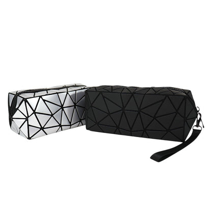 Geometric Triangle Pattern Makeup Pouch JB5526-14 (12PC)