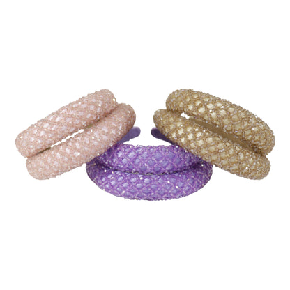 Multi Crystal Decor Headband HB1204-1. (12PC)