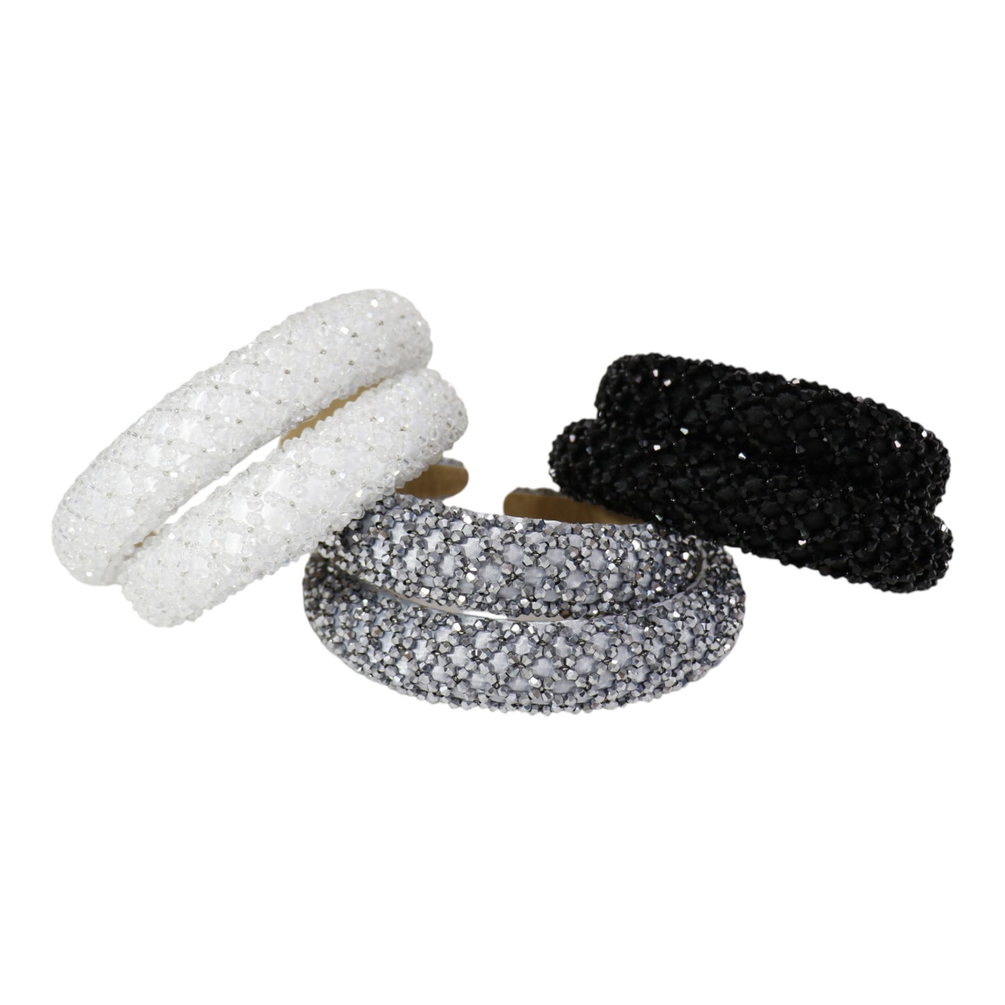 Multi Crystal Decor Headband HB1204-1. (12PC)