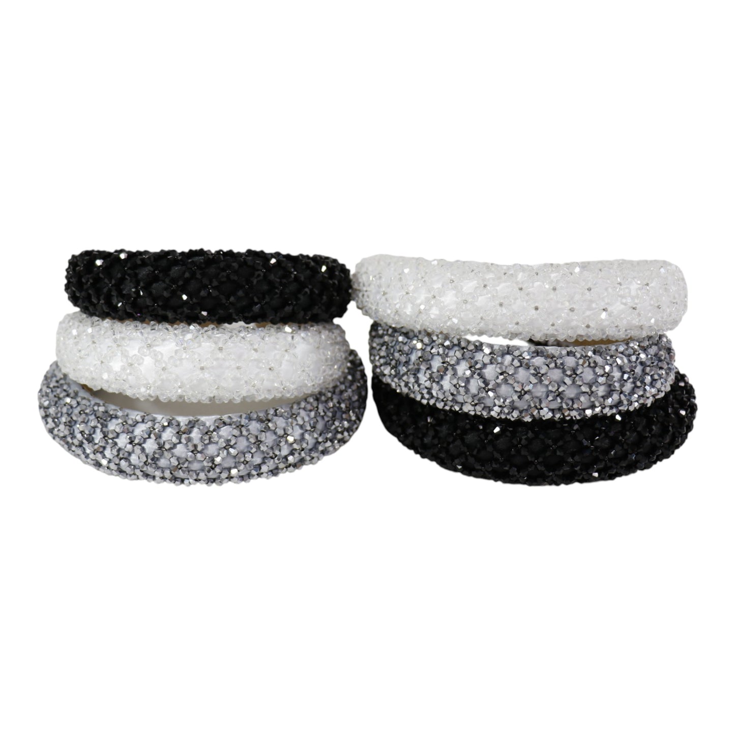 Multi Crystal Decor Headband HB1204-1. (12PC)