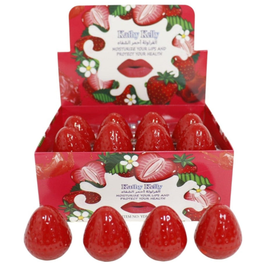 Kathy Kelly Strawberry Lip Balm LB1204 (24PC)