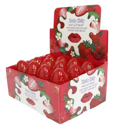 Kathy Kelly Strawberry Lip Balm LB1204 (24PC)