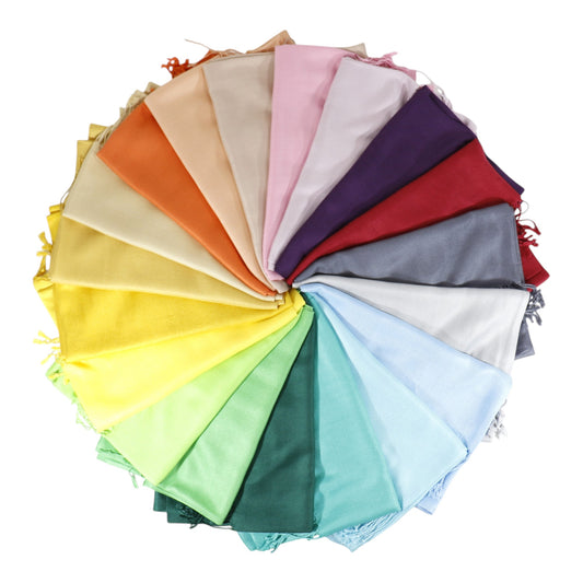 Plain Pashmina PP1028B. (12PC)