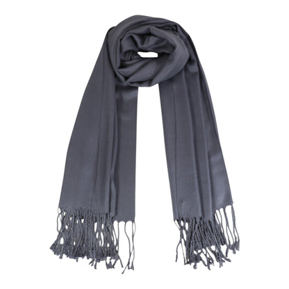 Plain Pashmina PP1028B. (12PC)