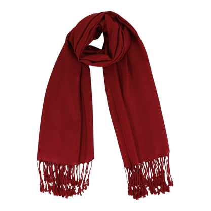 Plain Pashmina PP1028B. (12PC)