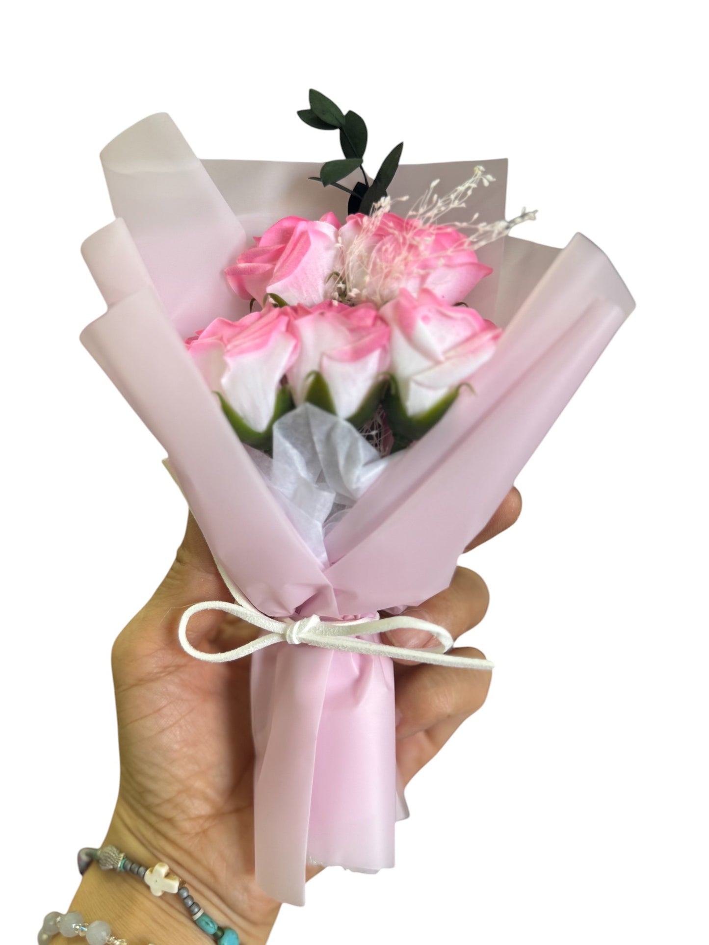 Mix Rose Short Stem Artificial Flower Bouquet FA009 (12PC)