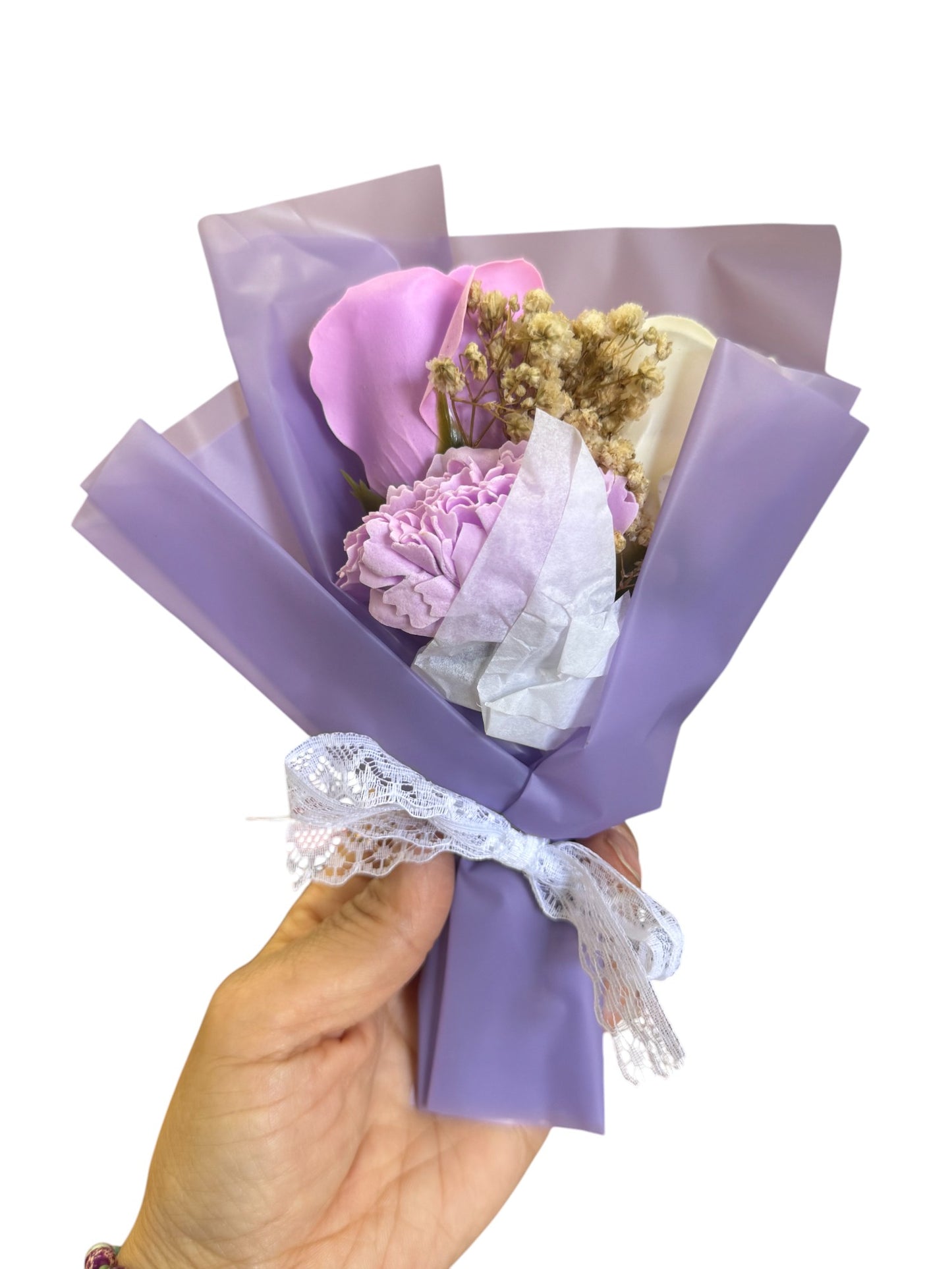 Mix Rose Short Stem Artificial Flower Bouquet FA015-C (12PC)