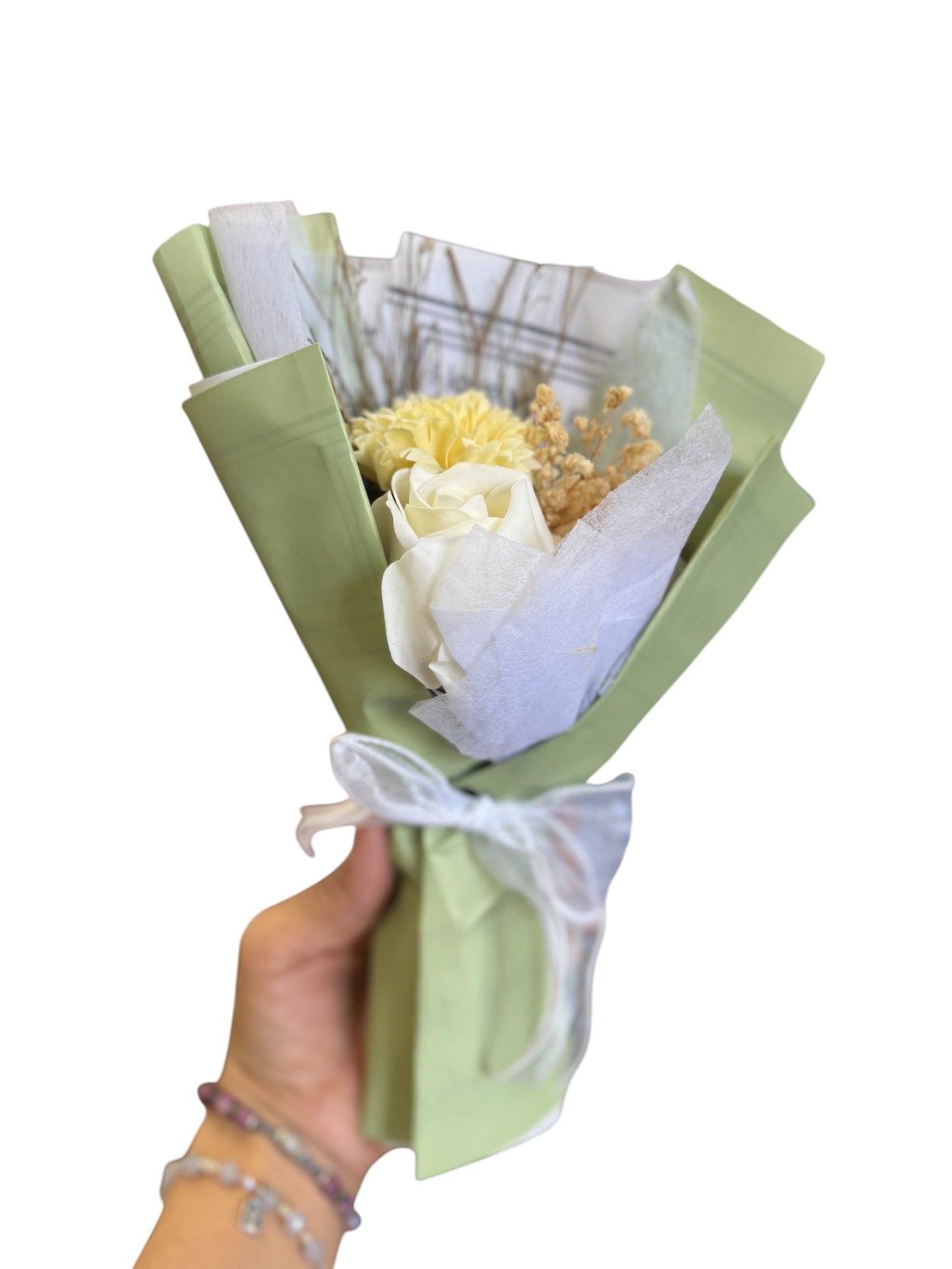 Mix Rose Short Stem Artificial Flower Bouquet FA010-C (12PC)
