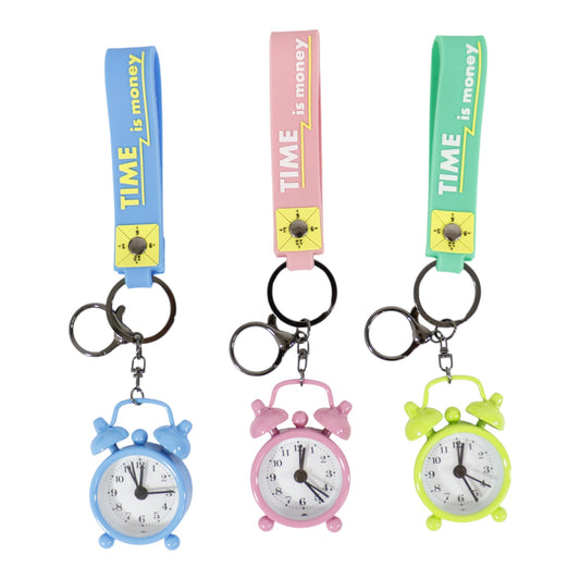 Cute Mini Alarm Clock Key Chain KC2830-53 (12PC)