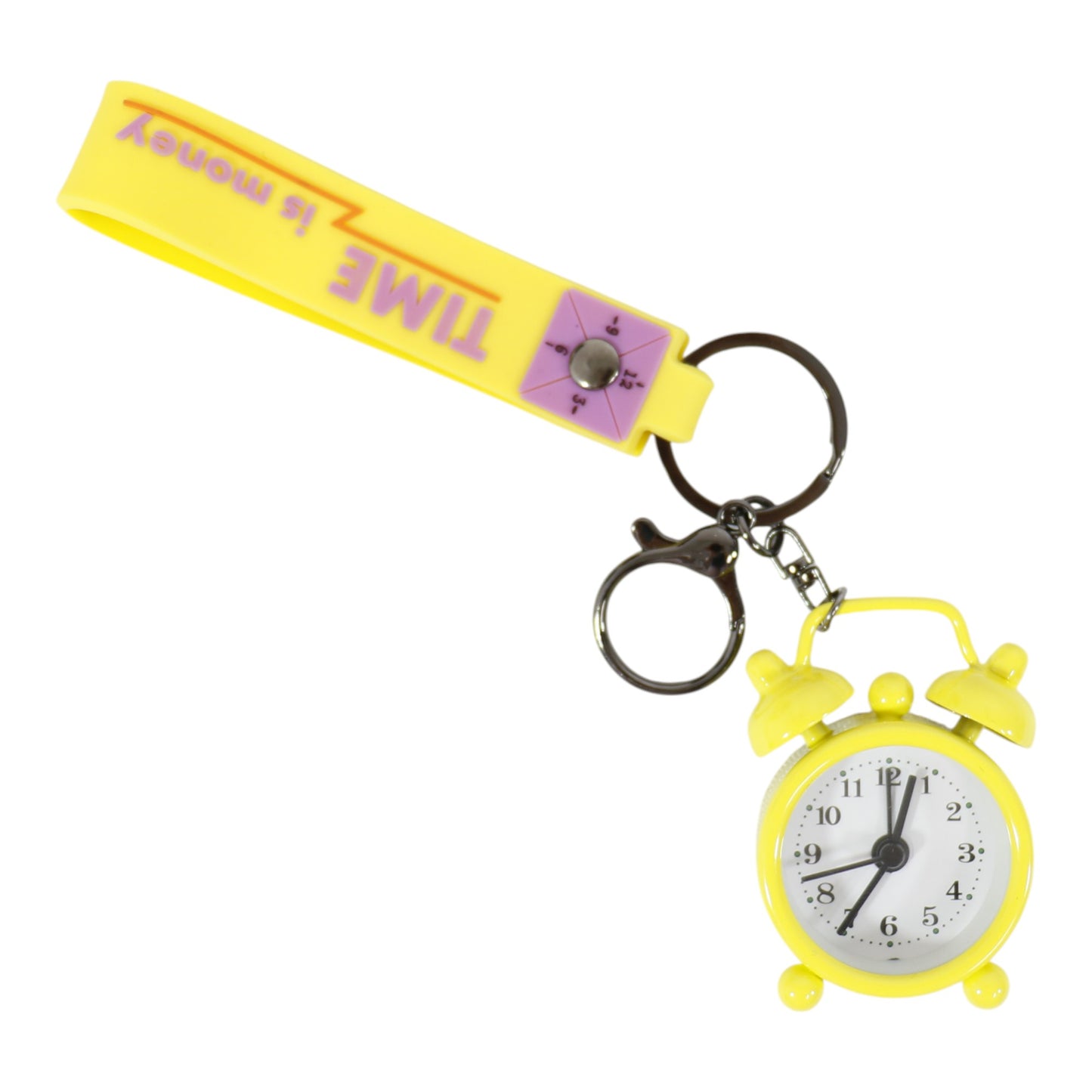 Cute Mini Alarm Clock Key Chain KC2830-53 (12PC)
