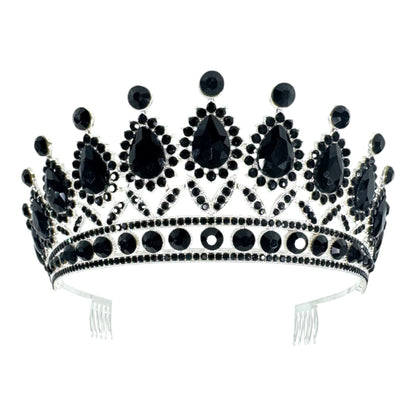 Crystal Tiara Crown HT879 (2PC)