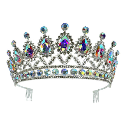 Crystal Tiara Crown HT879 (2PC)