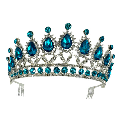 Crystal Tiara Crown HT879 (2PC)