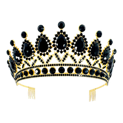 Crystal Tiara Crown HT879 (2PC)