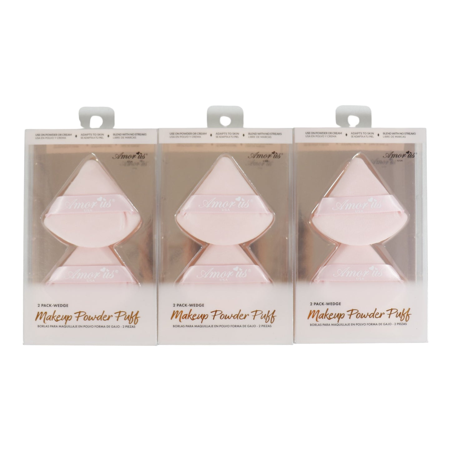 Makeup Powder Puff Wedge MPP-4  (6PK)