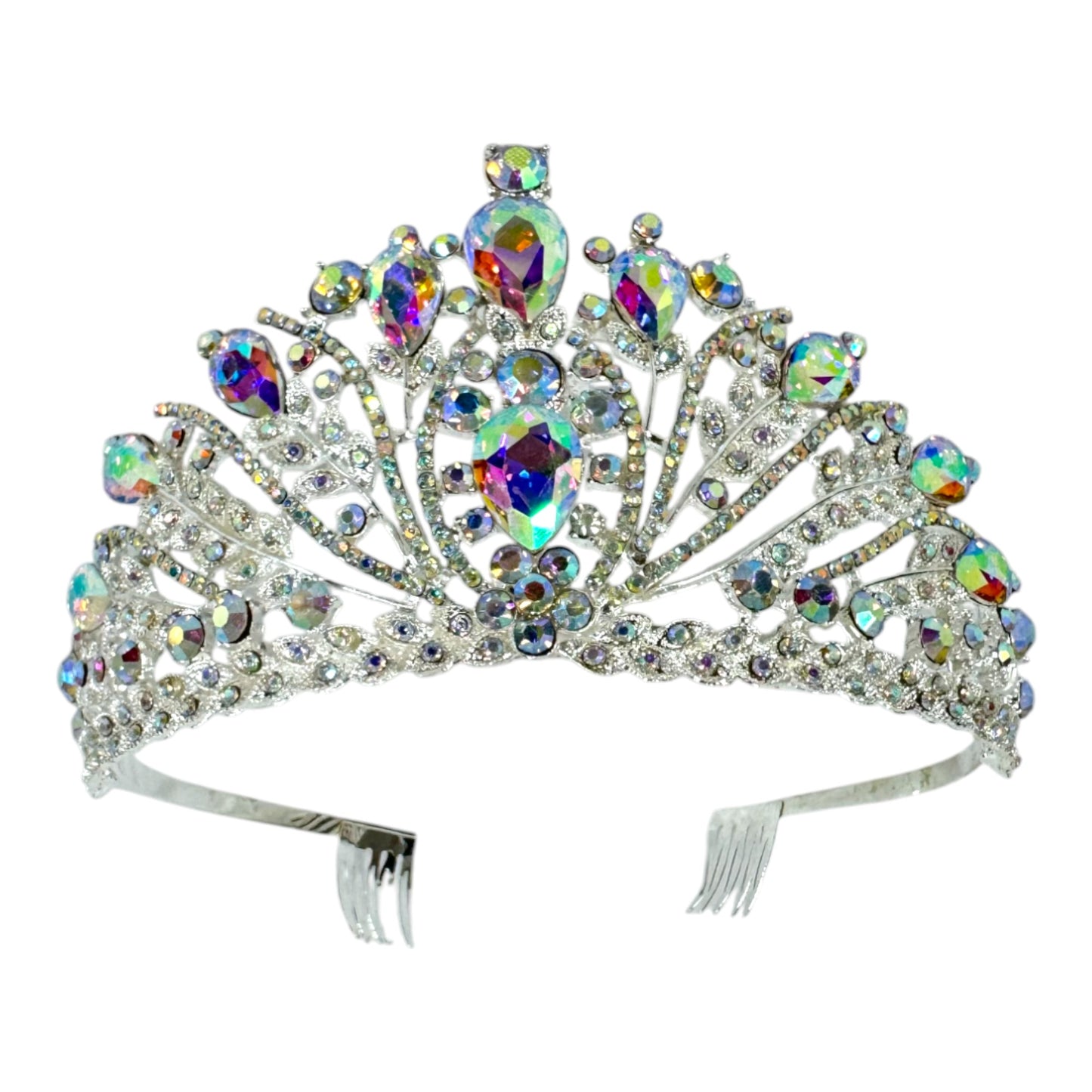 Crystal Tiara Crown CA1121-2 (2pc)
