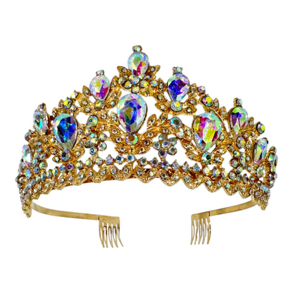 Crystal Tiara Crown CR1122-1 (2pc)