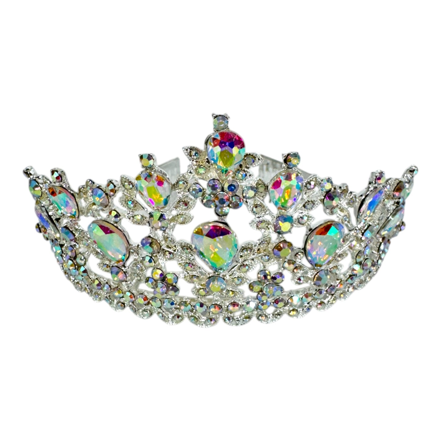 Crystal Tiara Crown CR1122-1 (2pc)