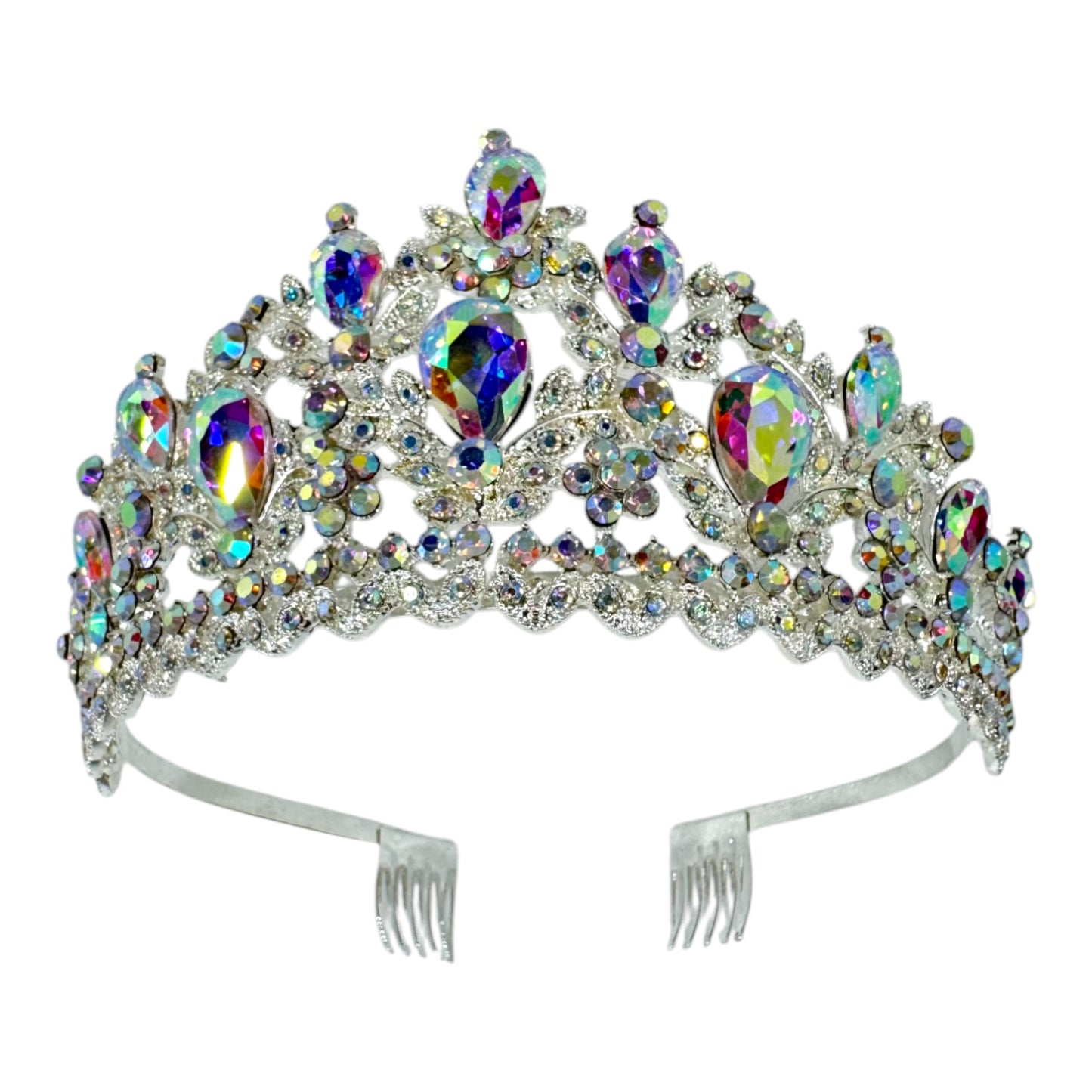 Crystal Tiara Crown CR1122-1 (2pc)