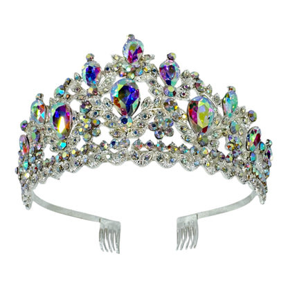 Crystal Tiara Crown CR1122-1 (2pc)
