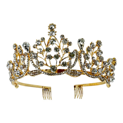 Crystal Tiara Crown CA925 (2pc)