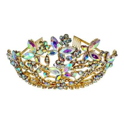 Crystal Tiara Crown CA1121-4 (2pc)