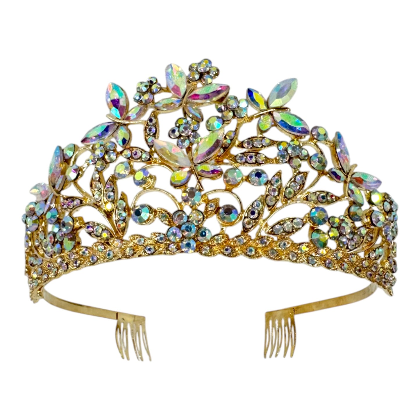 Crystal Tiara Crown CA1121-4 (2pc)