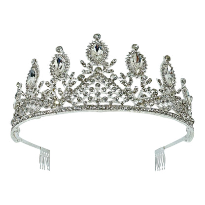 Crystal Tiara Crown CW1027-8 (2pc)