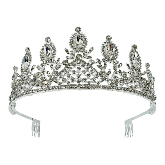 Crystal Tiara Crown CW1027-8 (2pc)