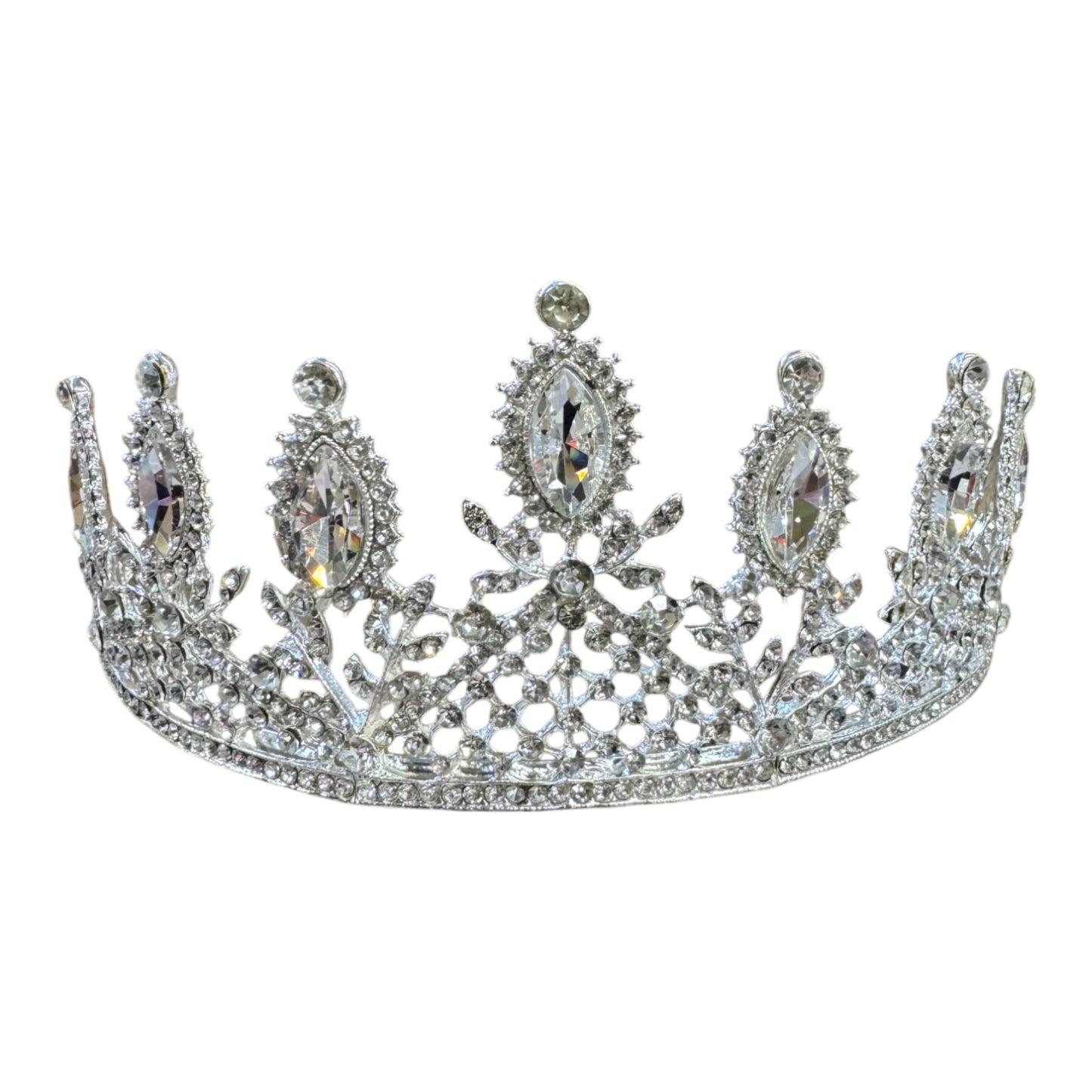 Crystal Tiara Crown CW1027-8 (2pc)