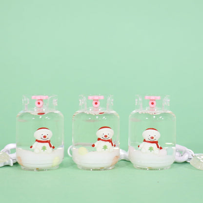 Christmas Holiday Liquid Jar Key Chain KC21026-20. (12PC)