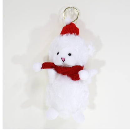 Christmas Muffler Lamb Key Chain  SS41014-23. (12PC)