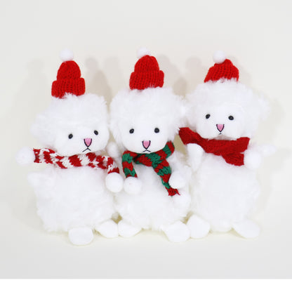 Christmas Muffler Lamb Key Chain  SS41014-23. (12PC)