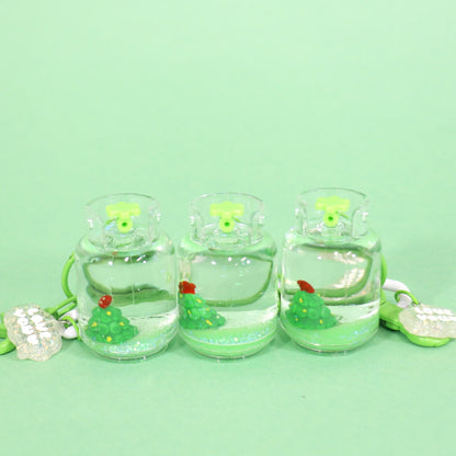 Christmas Holiday Liquid Jar Key Chain KC21026-20. (12PC)