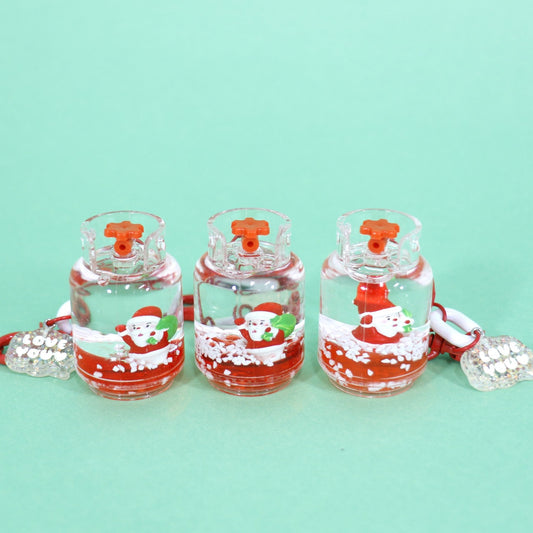 Christmas Holiday Liquid Jar Key Chain KC21026-20. (12PC)