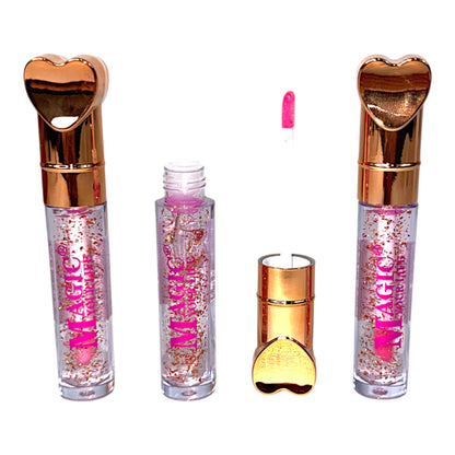 Magic Your Life Heart Lip Gloss LC197. (24PC)