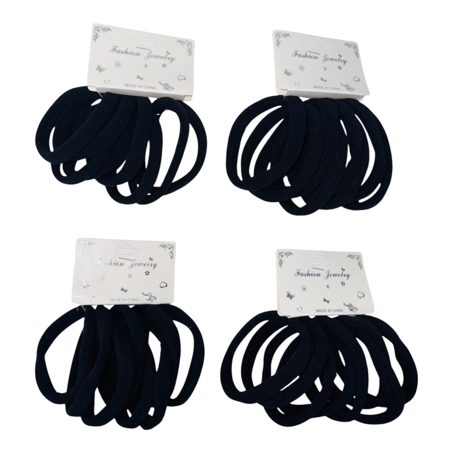 5.5CM Black Hair Tie RB10BK (12PC)