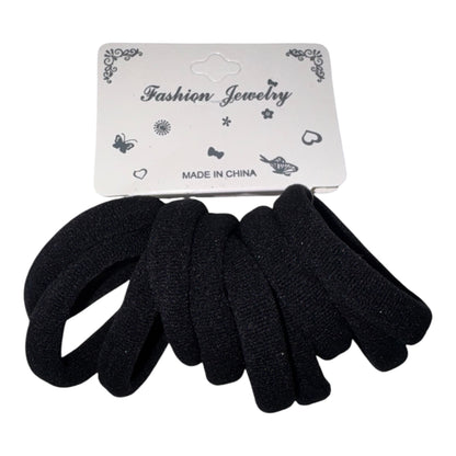 5.5CM Black Hair Tie RB10BK (12PC)