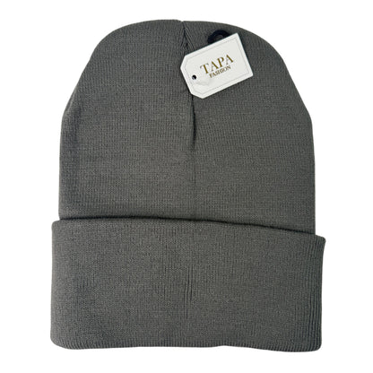 Solid Color Plain Long Beanie BP100-C (12PC)