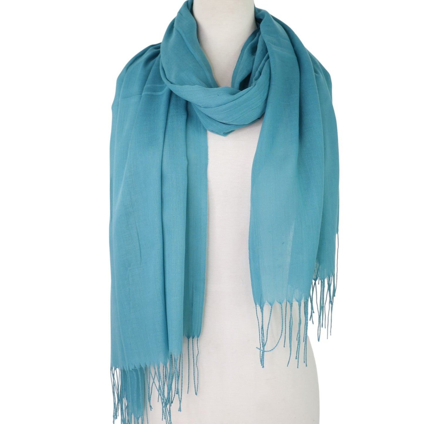 Plain Viscose Scarves VP1211B (12PC)