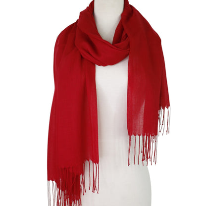 Plain Viscose Scarves VP1211B (12PC)