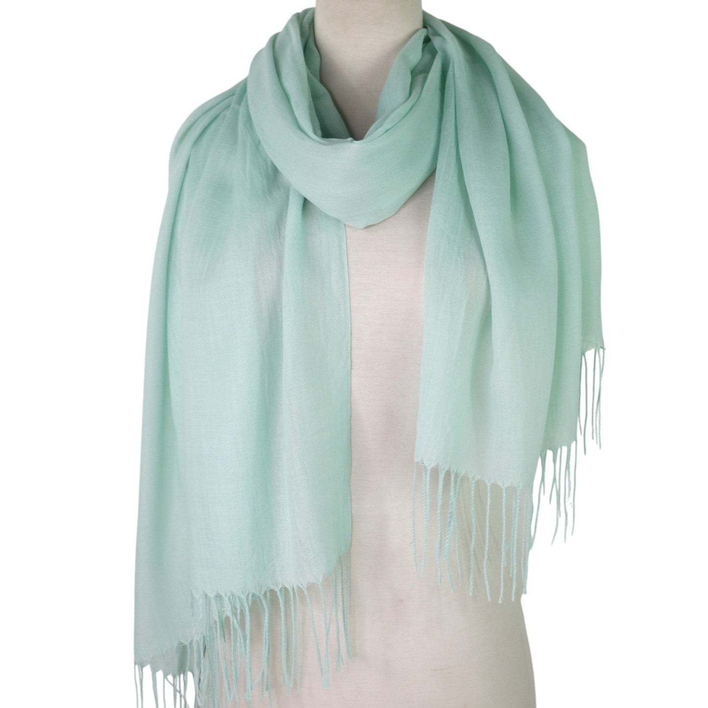 Plain Viscose Scarves VP1211B (12PC)