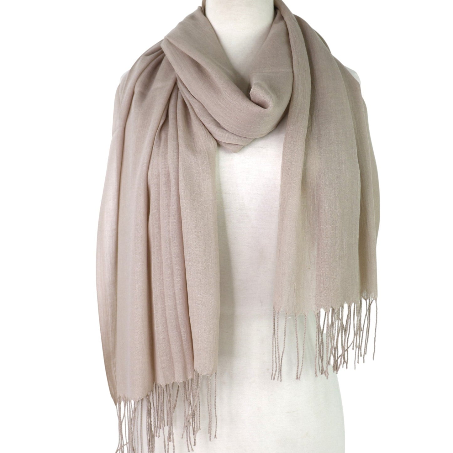 Plain Viscose Scarves VP1211B (12PC)