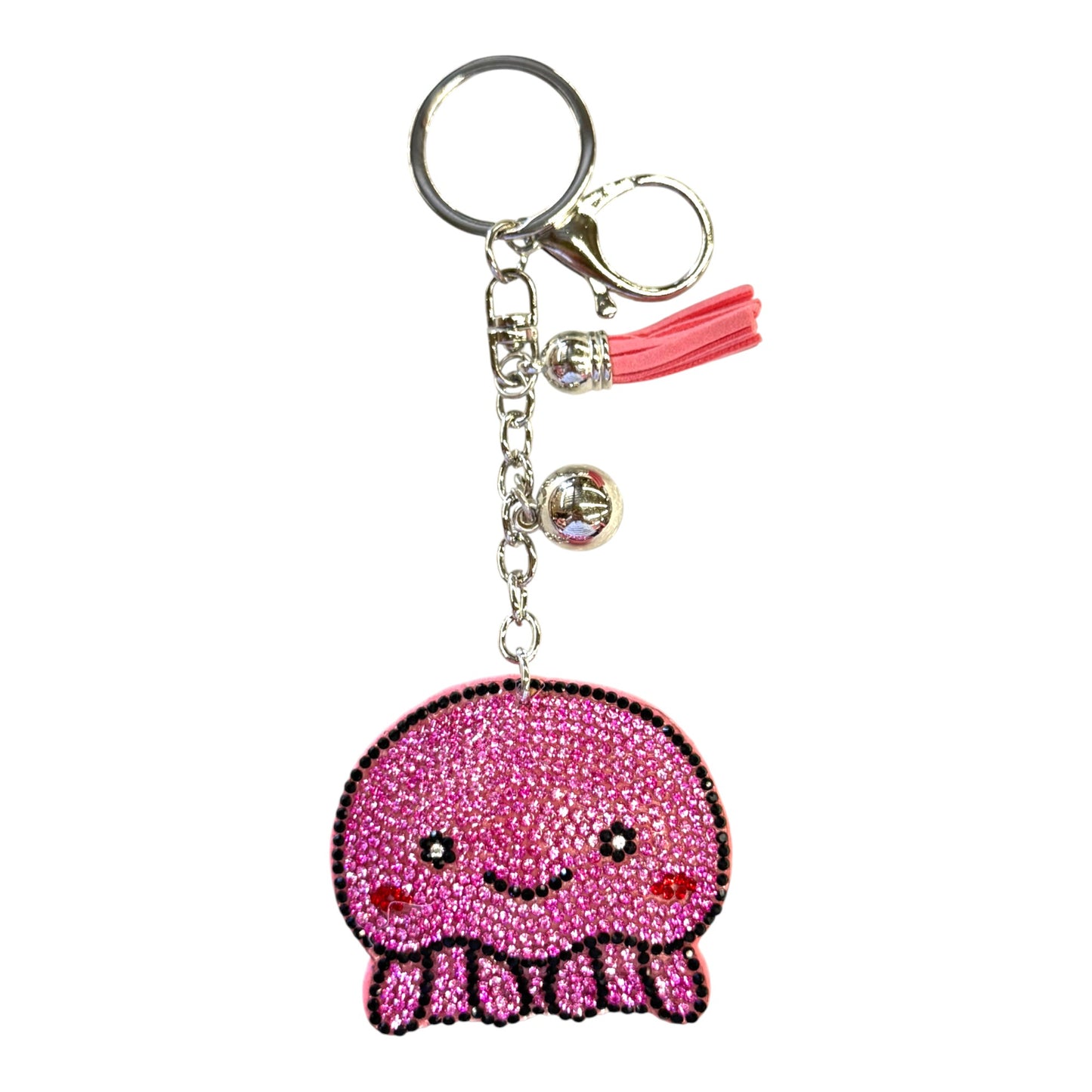 Rhinestone Octopus Key Chain KC301-5. (12PC)
