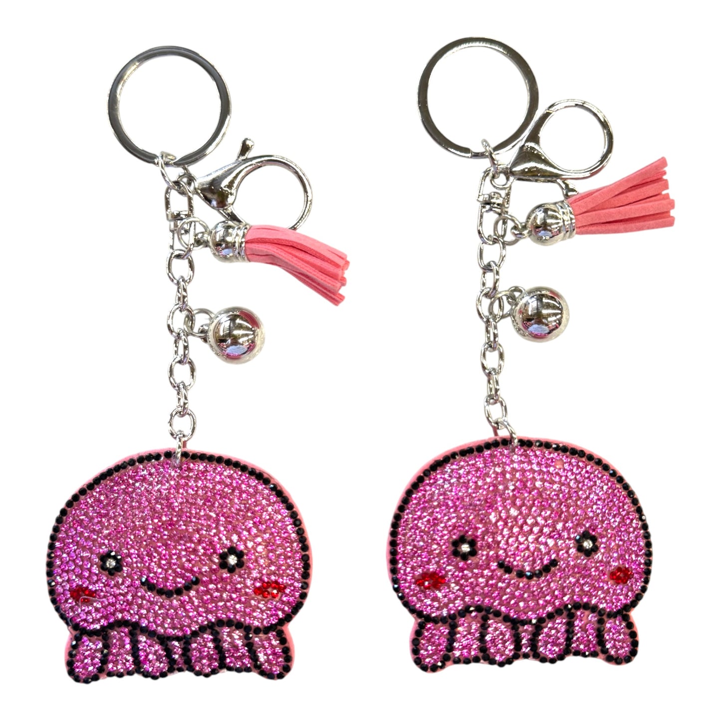 Rhinestone Octopus Key Chain KC301-5. (12PC)