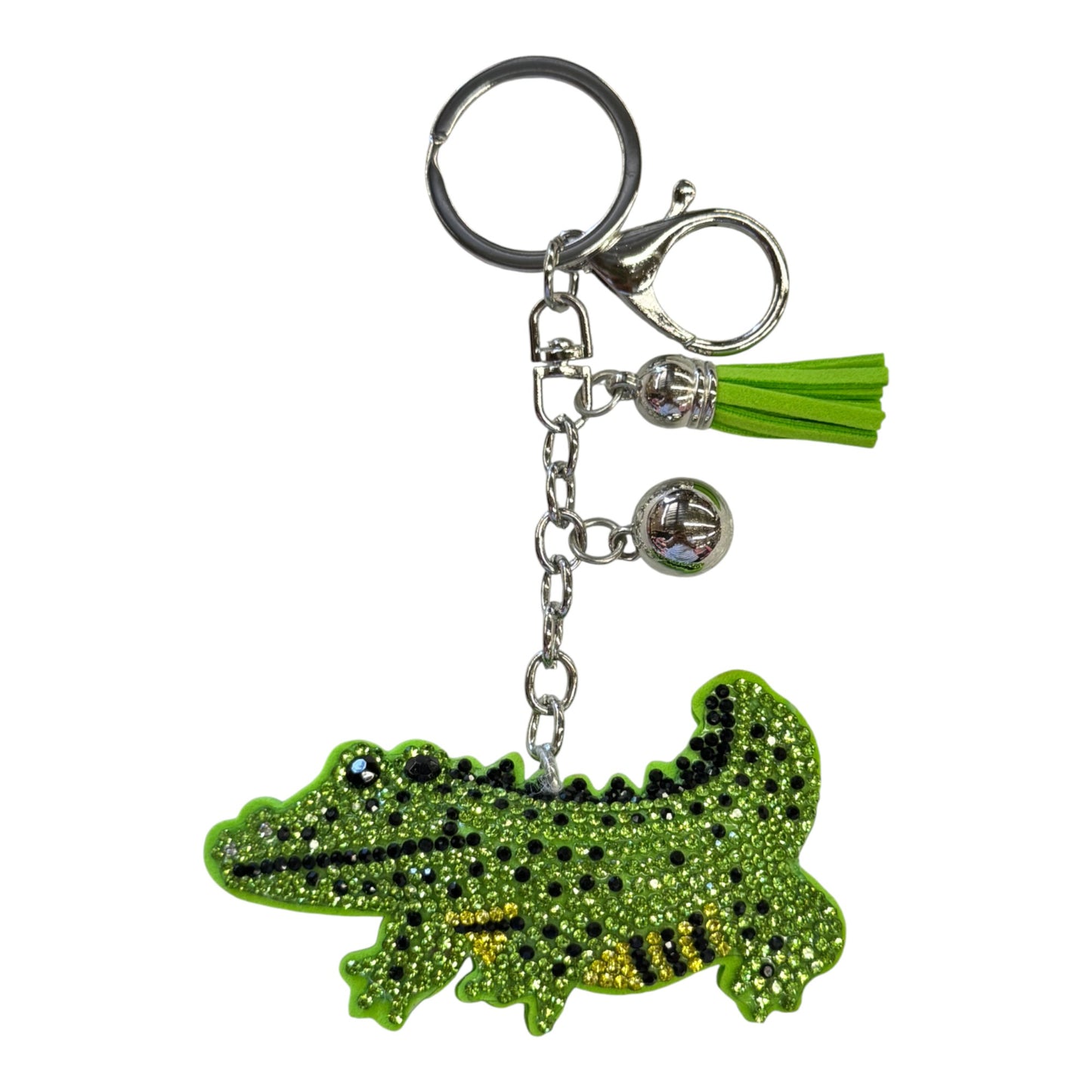 Rhinestone Crocodile Key CHAIN KC824-1. (12PC)